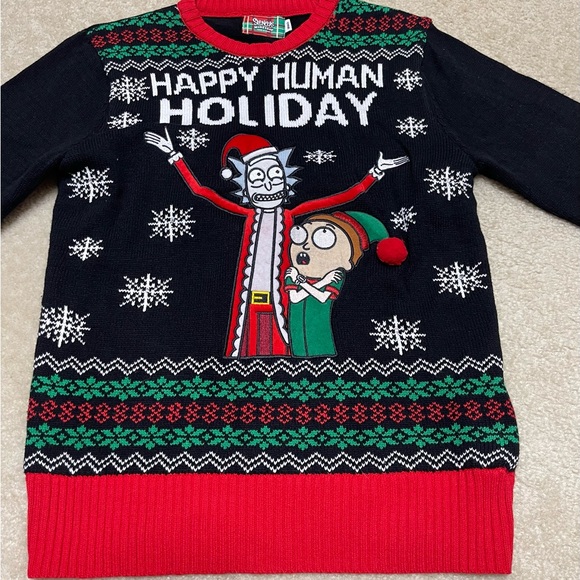 Spencer - Rick & Morty Light Up Christmas Sweater - Size: Small - Picture 2 of 8